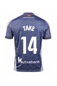 Fotbalové Dres Real Sociedad Takefusa Kubo #14 Venkovní Oblečení 2025-26 Krátký Rukáv